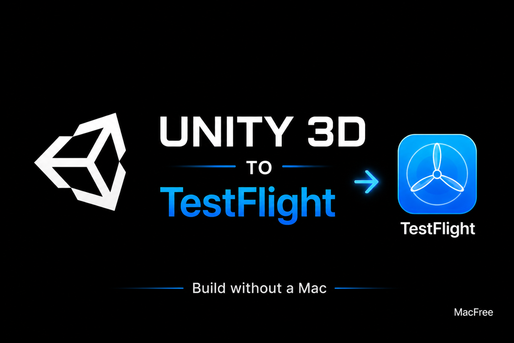 Unity 3D to TestFlight — build without a Mac
