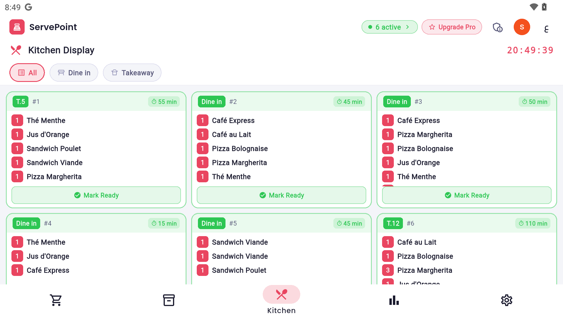 ServePoint kitchen display system